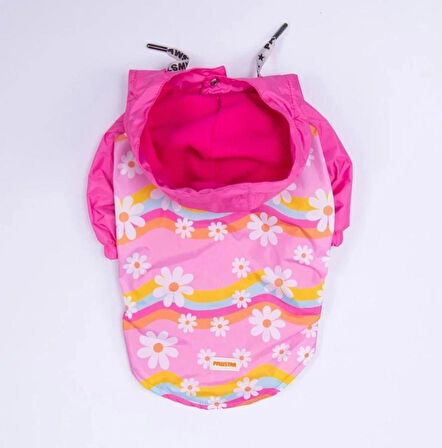 Pawstar Florence Daisy Polarlı Su Geçirmez Orta-Büyük Irk Köpek Yağmurluğu