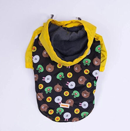 Pawstar Osaka Smile Polarlı Su Geçirmez Orta-Büyük Irk Köpek Yağmurluğu