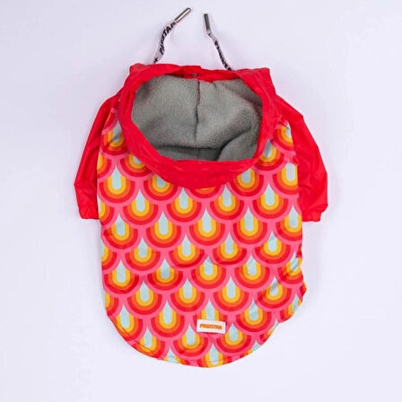 Pawstar Lisbon Sunset Polarlı Su Geçirmez Orta-Büyük Irk Köpek Yağmurluğu