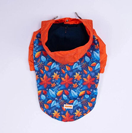 Pawstar Amsterdam Fall Polarlı Su Geçirmez Orta-Büyük Irk Köpek Yağmurluğu