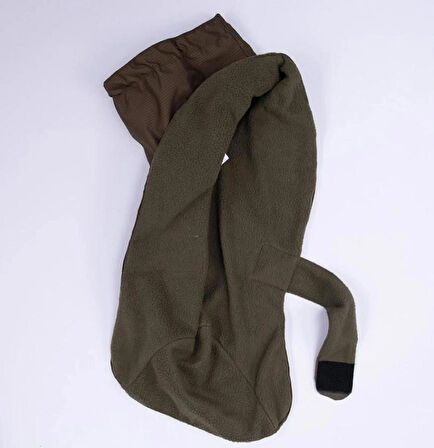 Pawstar Polarlı Haki Colombia Prime Su Geçirmez Orta-Büyük Irk Köpek Pratik Yağmurluk