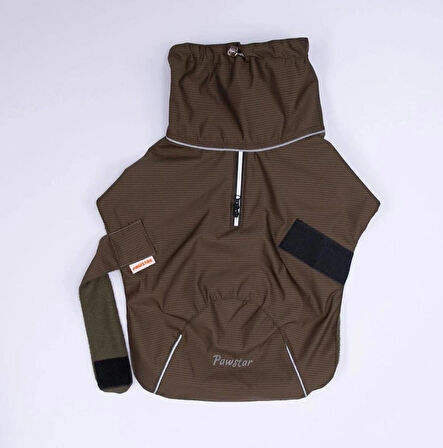 Pawstar Polarlı Haki Colombia Prime Su Geçirmez Orta-Büyük Irk Köpek Pratik Yağmurluk