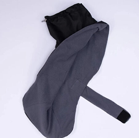 Pawstar Polarlı Siyah Colombia Prime Su Geçirmez Orta-Büyük Irk Köpek Pratik Yağmurluk