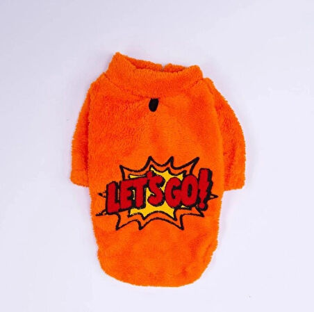 Pawstar Turuncu Doha Go! Küçük Irk Köpek Pofuduk Sweatshirt