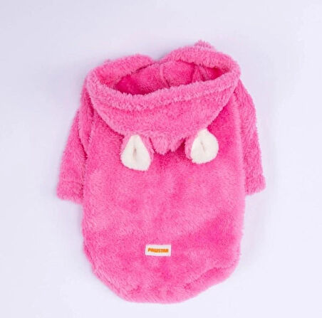 Pawstar Pembe Lucca Teddy Küçük Irk Köpek Pofuduk Hoodie Sweatshirt