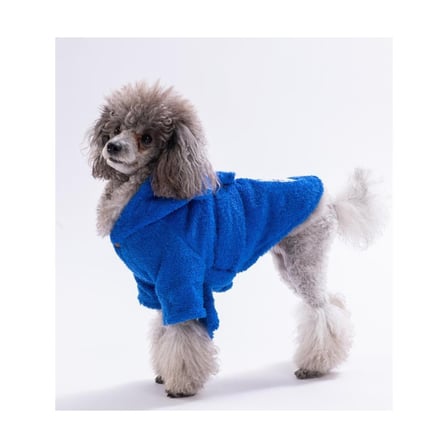 Pawstar Bornoz Kedi ve KÜÇÜK Köpek Mavi Pattaya L-XL