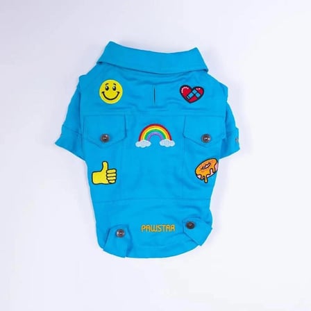 PawStar 26202- Turkuaz Cancun Pop Küçük Irk Köpek Ceketi