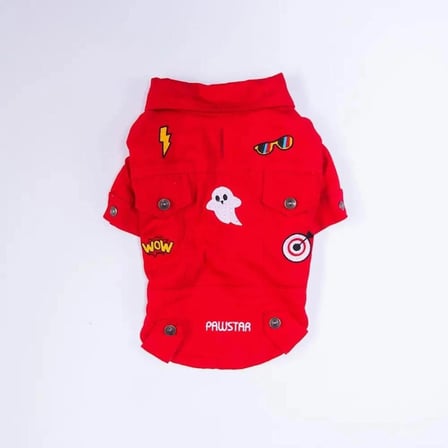 PawStar 26203-Kırmızı Cancun Pop Küçük Irk Köpek Ceketi