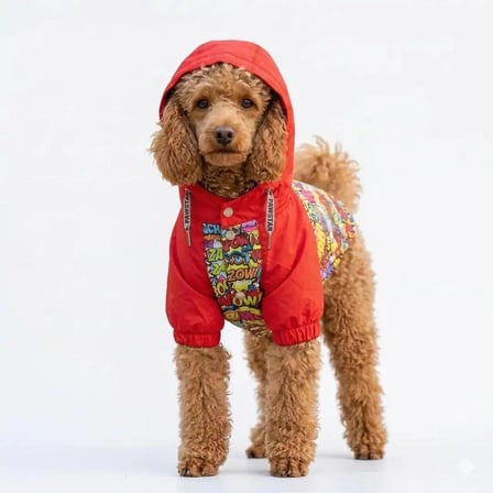 PawStar 26500 Wow Küçük Irk Köpek Polarlı Yağmurluk