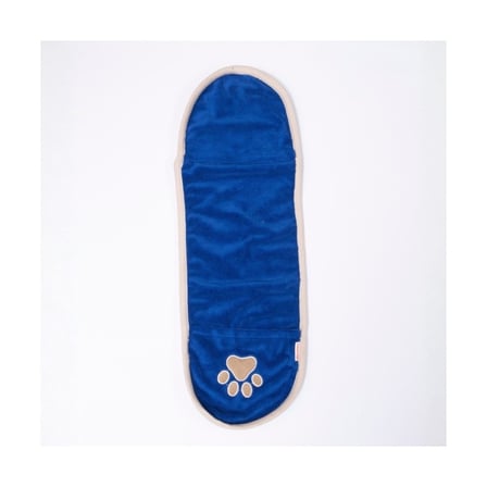 Pawstar Kedi  Köpek Banyo Kurulama Elcikli Havlu Lacivert 23x78cm %100 Pamuk
