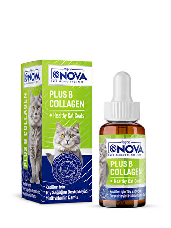 Nova Premium Plus B Collagen 50ml Sıvı Kedi Vitamini