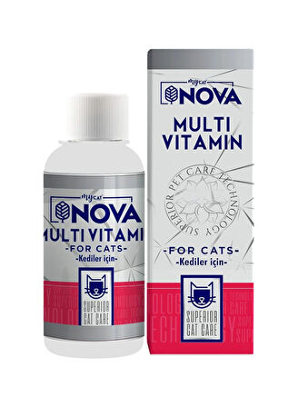 Nova Kediler için likit multivitamin 100ml