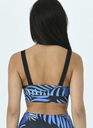 Comm-Ci Yuvarlak Yaka Baskılı Çok Renkli Kadın Büstiyer Niki 1075