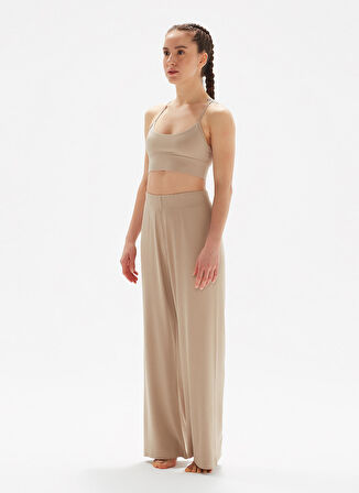 Comm-Ci Normal Bel Normal Krem Kadın Pantolon 1080 KREM PANTOLON