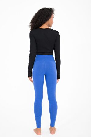 Amber 7/8 Yüksek Bel Organik Pamuk Toparlayıcı Uzun Tayt