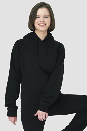 Irmak Kapüşonlu Kanguru Cep Detaylı Örme Sweatshirt