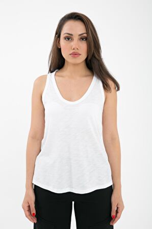 Rochel V Yaka Kolsuz Örme T-Shirt