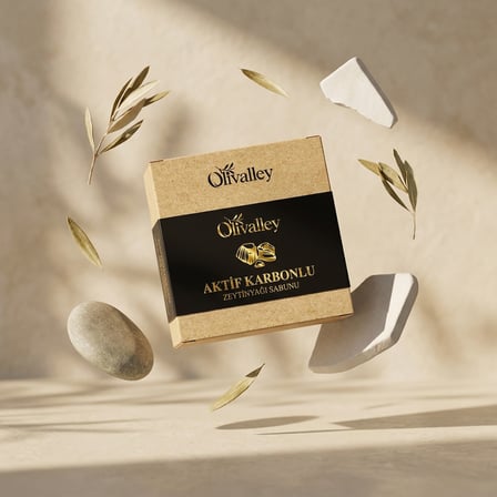 Zeytinyağı Sabunu "Aktif Karbonlu"  125 g