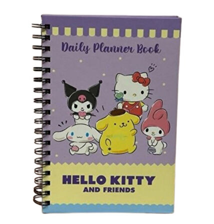 Gifi Daily Hello Kıtty And Frıends Planlama Defteri Spiralli 17X24cm