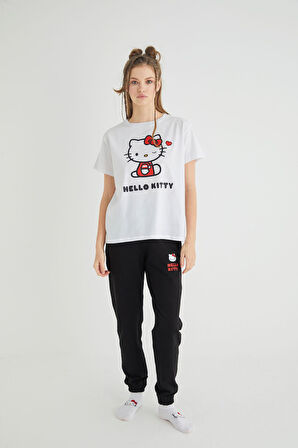 Lisanslı Baskılı Basic T-shirt Relaxed Pamuk