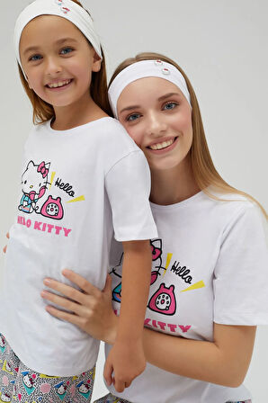 Kız Çocuk Kısa Kollu Pijama Takımı