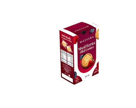 Massara Orman Meyveli Dolgulu Tekli Sargılı Kurabiye 250 gr