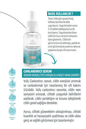 Kırışık Karşıtı - Sebum Dengeleyici - Yoğun Nemlendirici Canlandırıcı Serum 30 Ml (%10 AHA %2 BHA)