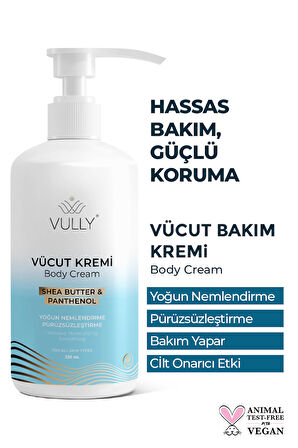 Yoğun Nemlendirici Pürüzsüzleştirici Kuru Ve Hassas Ciltler için El Yüz Ve Vücut Kremi 250 Ml