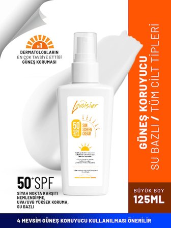 50 SPF Yüksek Korumalı Güneş Kremi 125ml