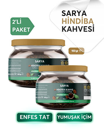 SARYA 2 Adet Hindiba Kahve 2x 150 Gr 2 Adet Hindiba kahve