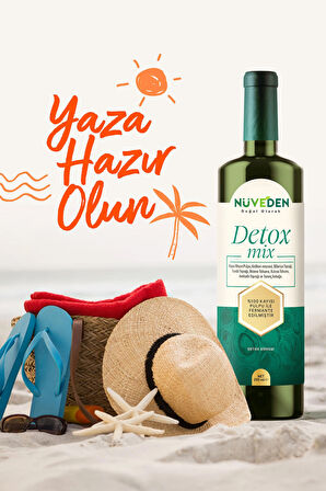 NÜVEDEN Detox Sirkesi Prebiyotik Ödem Atmaya Ve Kilo Vermeye Yardımcı 250 ml