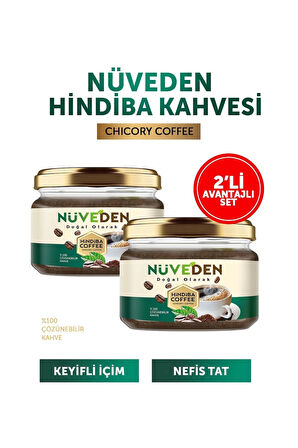 NÜVEDEN Hindiba Kahvesi % 100 Doğal Detox Diyet Kahvesi 2x150 gr