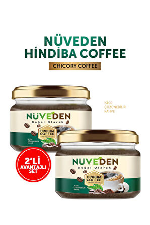 NÜVEDEN Hindiba Kahvesi % 100 Doğal Detox Diyet Kahvesi 2x150 gr