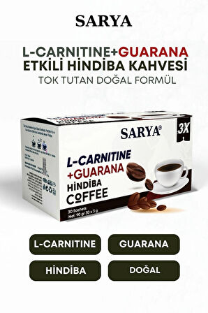 3X Form L-Carnitine, Guarana ve Hindiba Şase Coffee