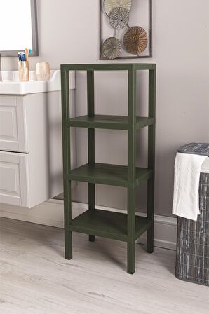 4 Floor Shelf 4 Katlı Düzenleyici Raf Ünitesi, Kitaplık, Banyo, Mutfak Rafı. Ayakkabılık, Organizer