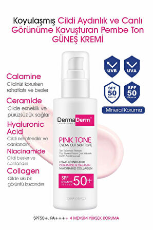 Ton Eşitleyici Aydınlatıcı Güneş Kremi 100ml Sunblock Tone Up Base Pink SPF50+/PA++++