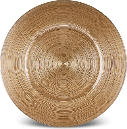 Karaca Home Premium Yuvarlak Supla Altın 33 Cm