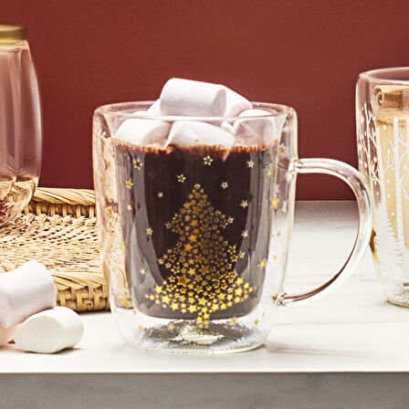 Karaca New Year Yılbaşı Pia Star Kupa 350 ml