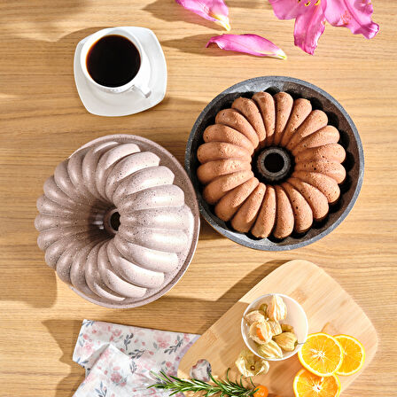Karaca Cake Pro Lina Rosegold Döküm Dilimli Kek Kalıbı 25,5 cm