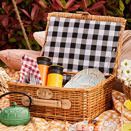 Karaca Wicker Hasır Piknik Sepeti