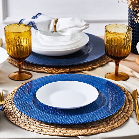 Karaca Milano Opal Cam Pasta Tabağı 18 cm