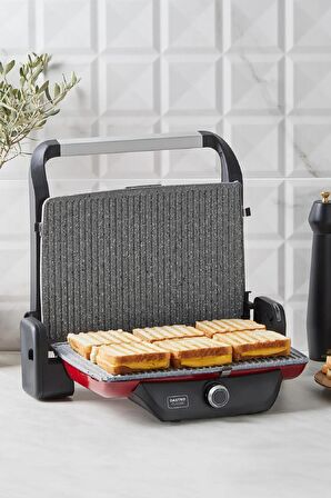 Gastro Classic Izgara Ve Tost Makinesi Kırmızı