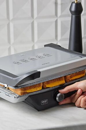 Gastro Classic Izgara Ve Tost Makinesi Silver