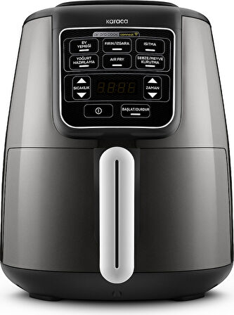 Karaca Connect Air Pro Cook XL 2 in 1 Uzaktan Erişimli Airfryer Shadow Grey
