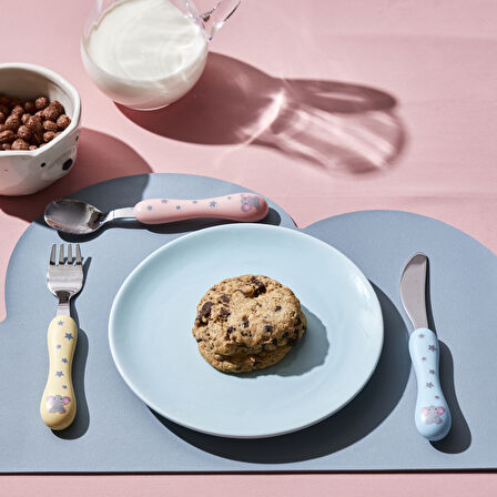 Karaca Safari 3 Parça Çocuk Çatal Kaşık Bıçak Seti