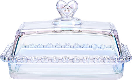 Karaca Rory Cam Şekerlik, Tereyağlık ve Peynirlik 17 cm