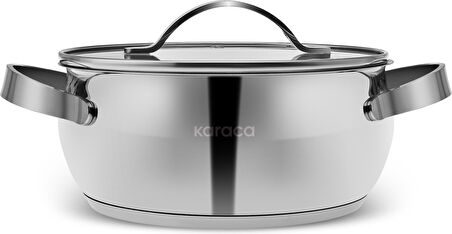 Karaca Kuzina İndüksiyon Tabanlı Çelik Tencere 18 Cm 2, 0 Lt