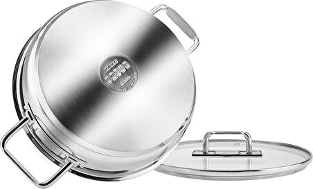 Karaca Grace Indüksiyon Tabanlı Çelik Karnıyarık Tenceresi 24 Cm 3 Lt