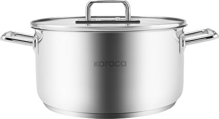 Karaca Grace Indüksiyon Tabanlı Çelik Tencere 24 Cm 5,5 Lt