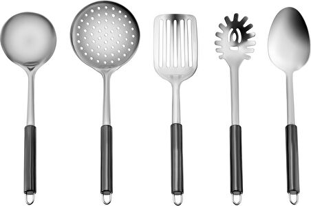 Karaca Apricot Master Black 5 Parça Servis Seti